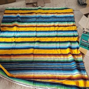 Vibrant Striped Blanket